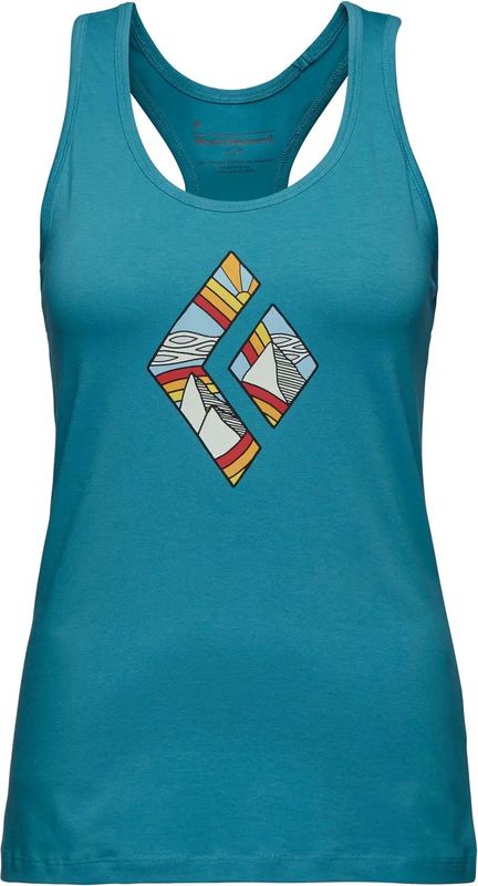 Damestanktop Black Diamond Rainbow