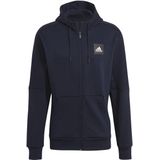 adidas - Must Haves Full-Zip Stadium - Hoodie - Zwart