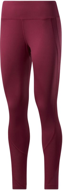 Reebok - Workout Ready - Dameslegging - Zwart - Met Mesh Zijpanelen