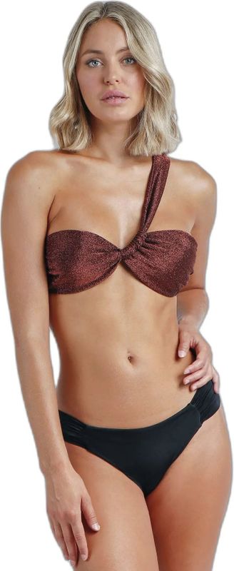 Admas - Bikini Bandeau - Nacht - Voor Vrouwen - Met Lurex-Details