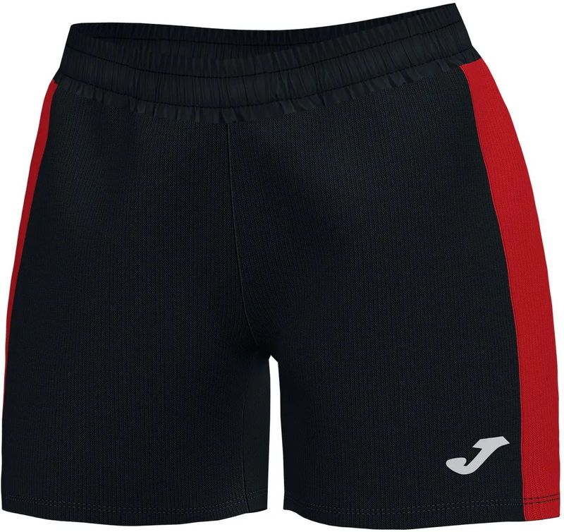 Korte Broek - Zijsplitten - Zwart - 100% Polyester