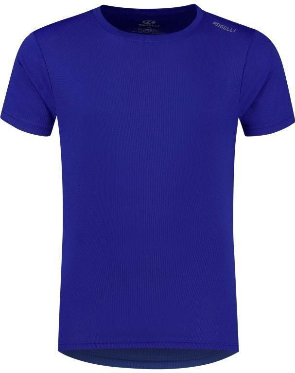 Rogelli Promo Sportshirt Heren - Hardloopshirt Korte Mouwen - Blauw - Maat M