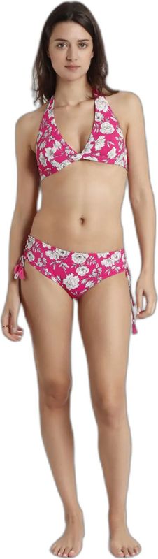 Admas - Halterbikini - Bloemen - Twee Delen - Dames
