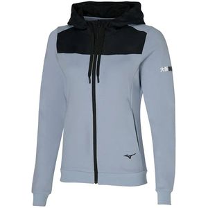 Mizuno - Dames Sweatshirt - Zacht Katoenen Jack - Met Capuchon - Sportjack