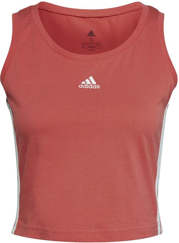 adidas - Essentials Cropped - Damestop - Zwart - Katoen