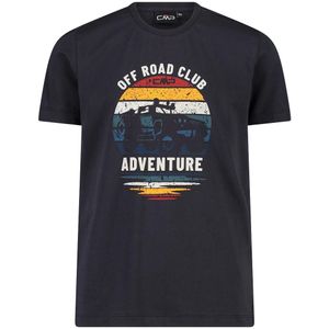 CMP - Kinder-T-shirt - Biologische Katoen - Ronde Hals - Bedrukking Voor en Achter