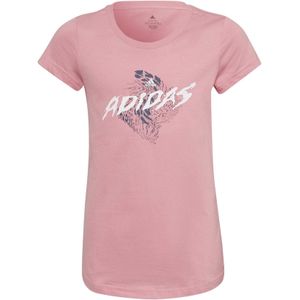 adidas - Grafisch Meisjes-T-shirt - Slanke Pasvorm