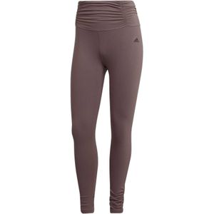 adidas - Yoga Studio Gathered - Legging - Dames - Zwart - AEROREADY