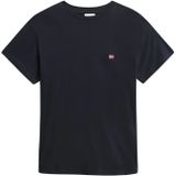 Napapijri - Salis - T-shirt - Korte Mouwen - Geborduurde Noorse Vlag