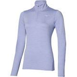 Mizuno - Impulse Core - Dames Sweatshirt - Hardloopshirt - Lange Mouwen - Halve Rits
