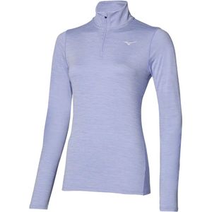 Mizuno - Impulse Core - Dames Sweatshirt - Hardloopshirt - Lange Mouwen - Halve Rits
