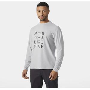 Helly Hansen - Skog Graphic - Jersey met Lange Mouwen - UPF 40 - Heren