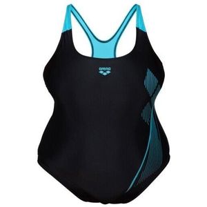 Dames zwempak uit 1 stuk Arena Pro Back Graphic P