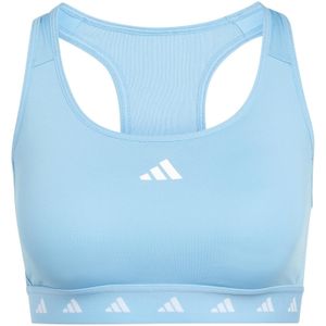 adidas - Powerreact Techfit - Damesbeha - Zwart - High-Impact Training