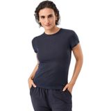 Wollen T-shirt - Mandala - Dames - Slim-fit - Korte Mouwen