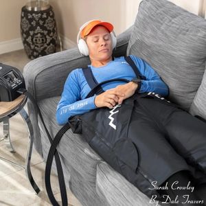 Air Relax - Compressieshorts - Hoogwaardige Compressiebroek - Zwart - Voor Optimaal Herstel