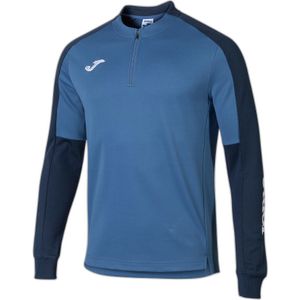 Joma Eco Championship Sweatshirt Met Halve Rits Blauw Jongen