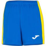 Joma - Dames Maxi Shorts - Korte Broek - Polyester - Met Contrasterende Zijsplitten