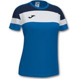 Joma - Crew IV - T-shirt - Blauw - Katoen - Korte Mouwen