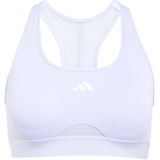 adidas - PowerReact - Sportbeha - Zwart - AEROREADY, 70% Gerecycled Materiaal