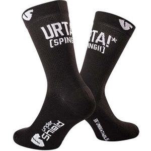 Under Shield - Urta - Sportsokken - Wit en Zwart - Q-Skin® Vezel