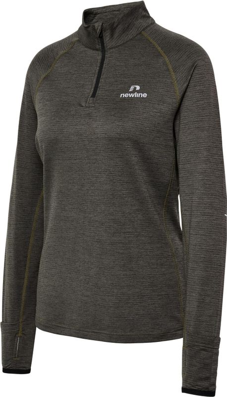 Dames sweatshirt met 1/2 rits Newline Pace
