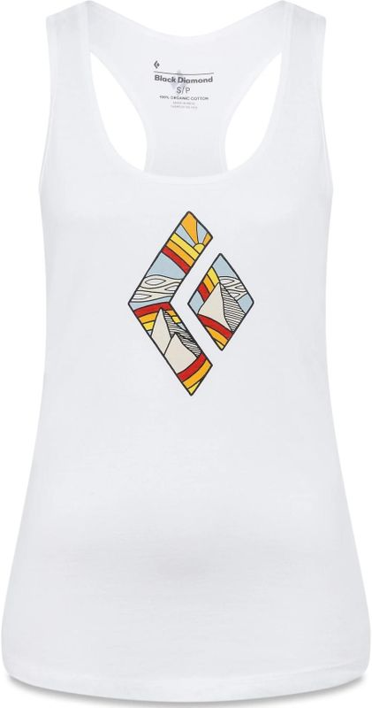 Damestanktop Black Diamond Rainbow