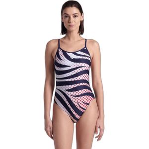 Arena - Multi Stripes - Badpak - Navy-White-Red - Chloorbestendig