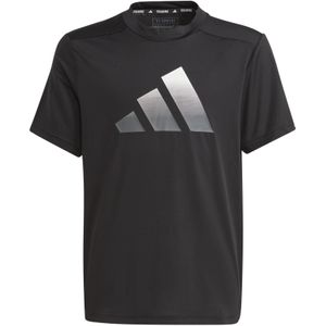 Trainingsshirt met logo voor kinderen adidas Train Icons Aeroready