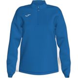 Joma Running Night Fleece Met Halve Rits Blauw Vrouw