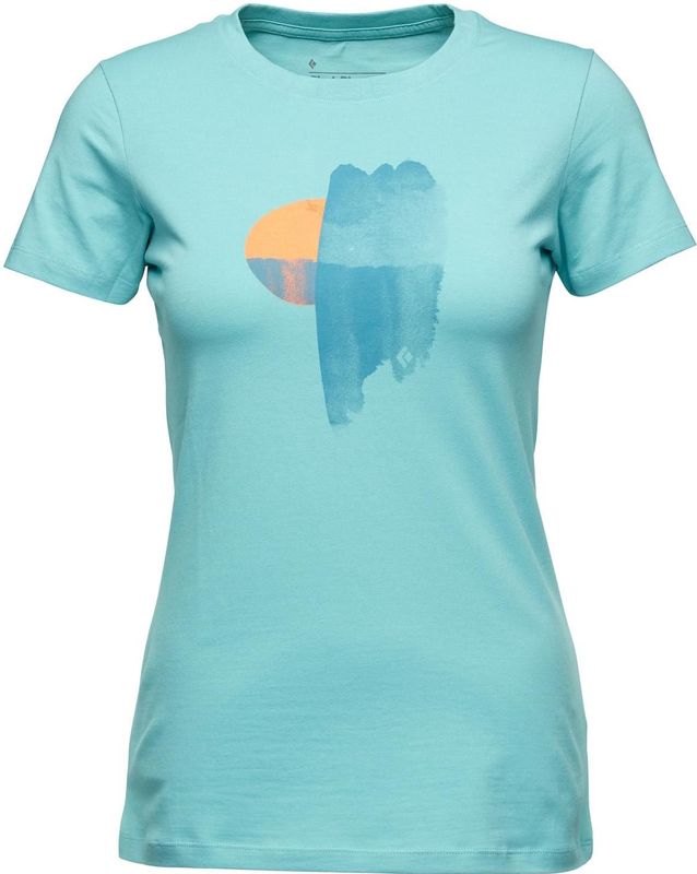 Dames-T-shirt Black Diamond Luminary