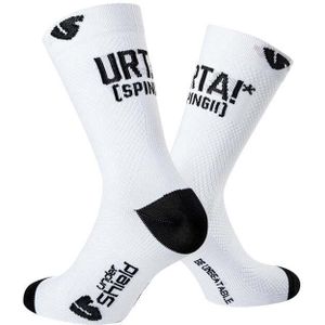 Under Shield - Urta - Sportsokken - Wit en Zwart - Q-Skin® Vezel
