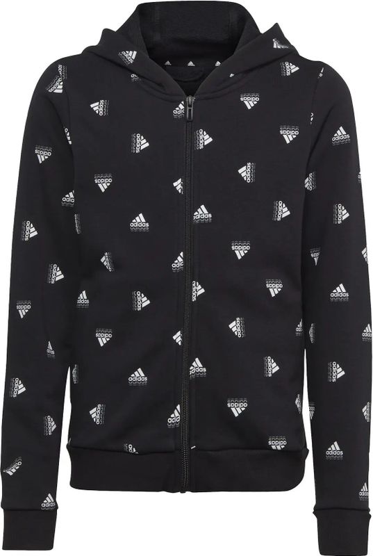 adidas - Junior Hoodie - Sweat - Grijs - Franse Badstofmix