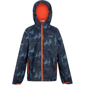 Regatta - Printed Lever II - Kinderjas - Blauw - Waterdicht