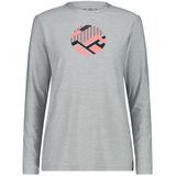 CMP - Dames-T-shirt - Lange Mouwen - Rekbaar Jersey - Op de Natuur Geïnspireerde Print