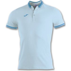 Joma - Bali II - Poloshirt - Blauw - 65% Polyester 35% Katoen