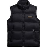 Napapijri - A-Suomi - Mouwloze Jas - Zwart - 100% Gerecycled Polyamide