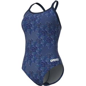Arena - W Kikko Pro - Badpak - Navy-Multi - Lightdrop Back