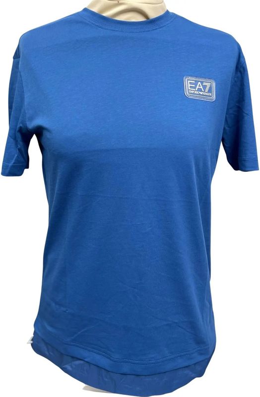 EA7 Emporio Armani - T-shirt - Katoen - Ronde Hals - Korte Mouwen