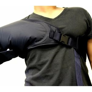 Air Relax - Compressiemanchet - Compressiekous - Zwart - 4-Kamercompressiesysteem