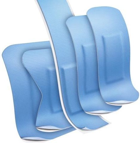 Leukoplast - Detecteerbare Pleisters - Blauw - 7,2 x 5 cm - 100 Stuks