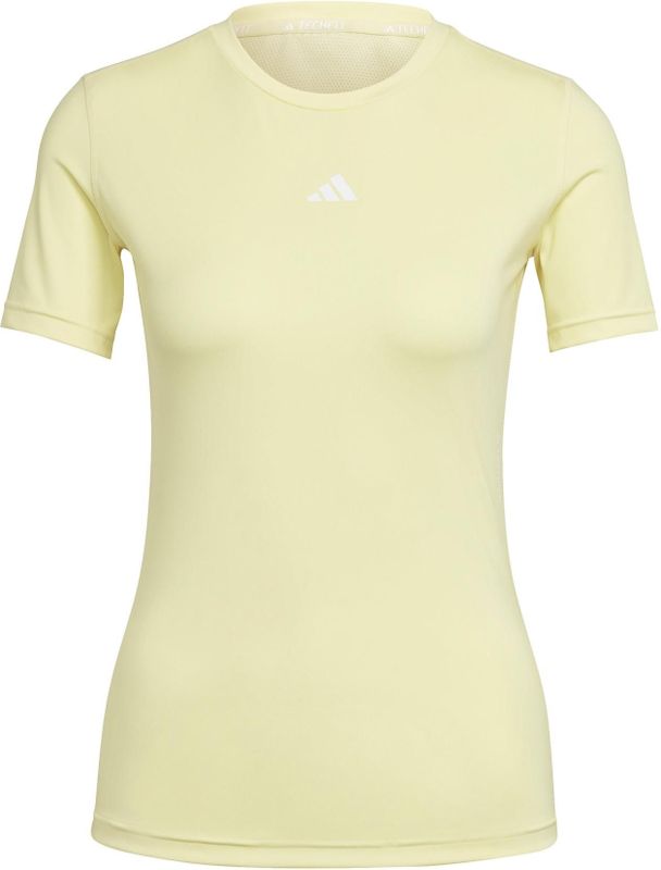 adidas - Techfit - Dames-T-shirt - Vochtafvoerende AEROREADY - Nauwe Pasvorm