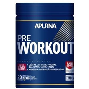 Apurna - Preworkout - Voedingssupplement - Pot - Met Ginseng