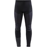 Craft - Lumen Subz Padded - Hardloop Tights - Zwart - Gewatteerde Voorkant