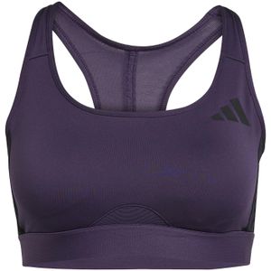 Adidas - Powerreact Essentials 3 Stripes - Sportbeha - Met Medium Impact