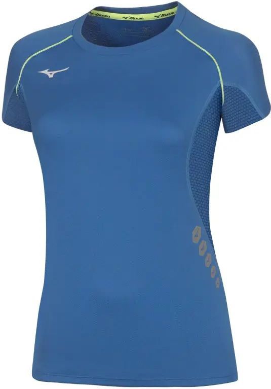 Mizuno - JPN - T-shirt - Dames - Lichtgewicht - Ademend - 100% Polyester