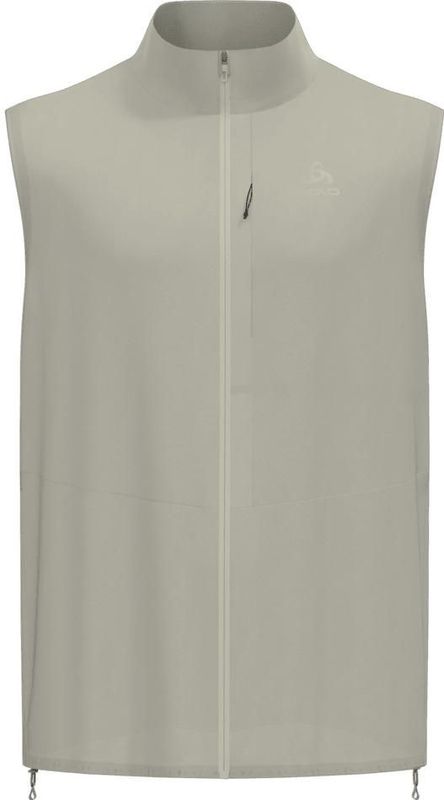 Odlo - Zeroweight - Hardloopjack - Grijs - Mouwloos - Winddicht