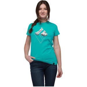 Dames-T-shirt Black Diamond Moutiain Logo