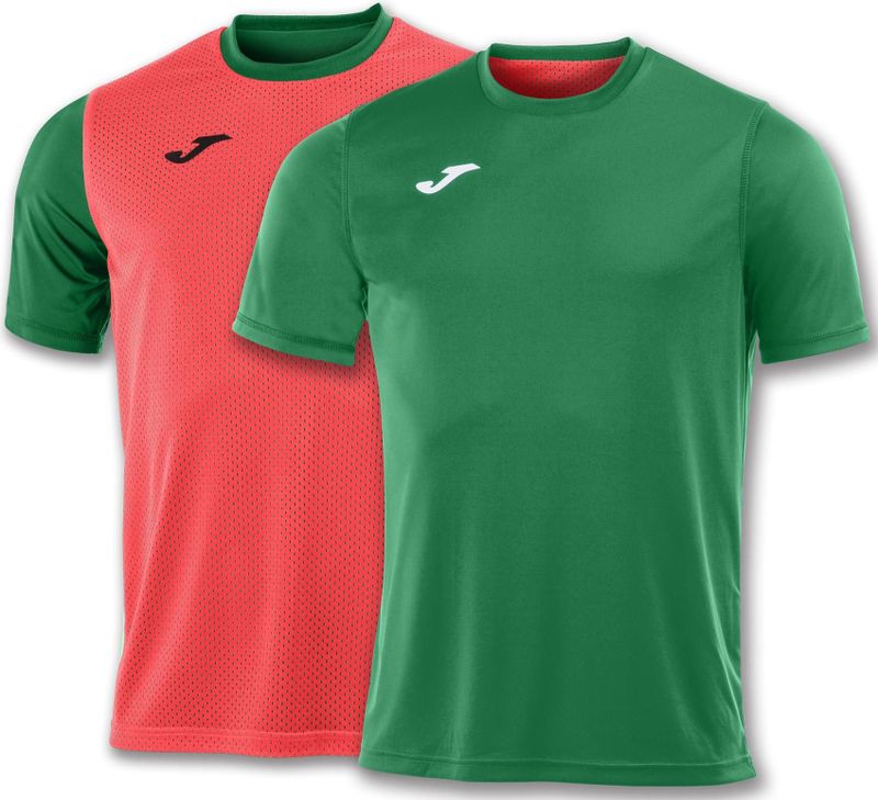Joma - Combi Reversible - T-shirt - Groen - Korte Mouwen