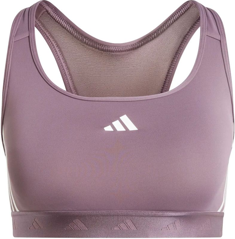 adidas - Powerreact Hyperglam - Sport Bh - Zwart - AEROREADY Technologie, 70% Gerecycled Materiaal